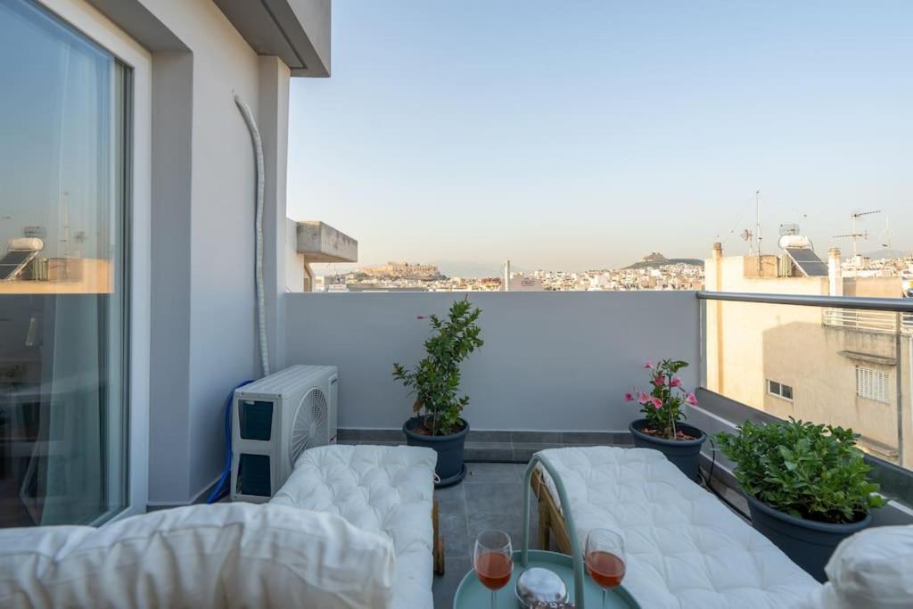 Duplex Acropolis View 2 Balconies Daire Atina Dış mekan fotoğraf